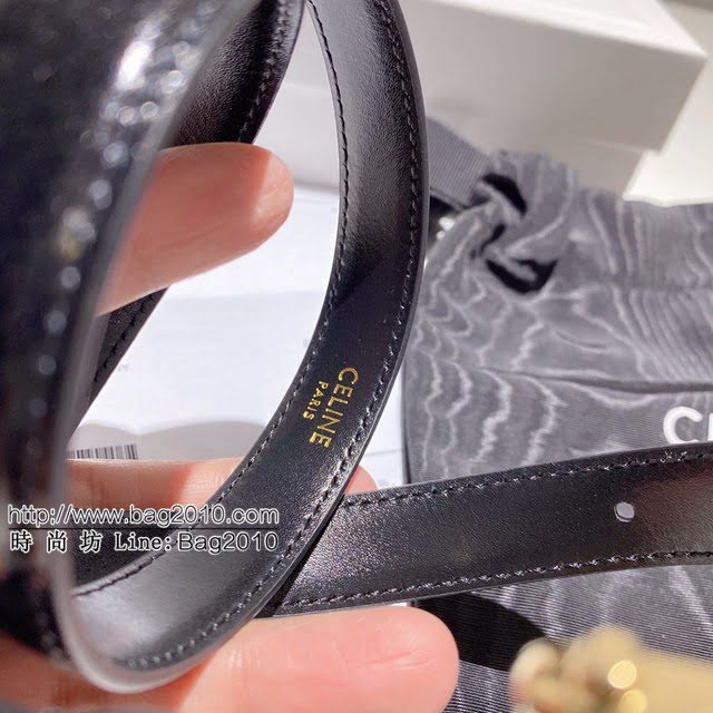 CELINE女士皮帶 賽琳圓形搭扣小牛皮腰帶 2020春夏新款  jjp1076